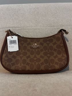 Coach Teri Shoulder Bag in Signature Canvas.
