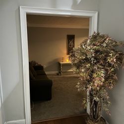 Faux Japanese Maple Tree & Large Antique Mirror  ****Great condition ***