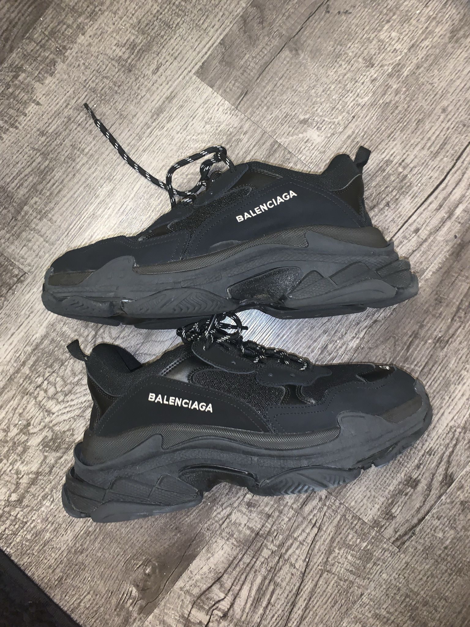 Balenciaga Triple S Black Size 10