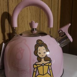 New Disney beauty and the beast Princess belle tea kettle teapot.  