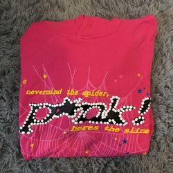 Pink Sp5der Hoodie 