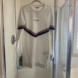 Guess White Sweater Dress- Sz M- Brand New With Tags- $10
