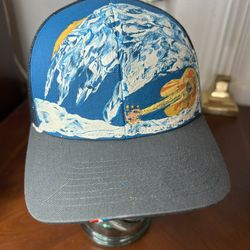 Hand Painted Mt. HOOD Ball Hat.. MAXWELL HATVIBES. Signed And Numbered 