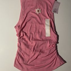  Sleeveless Top with Floral Detail Wild Fable Ladies Small Size NWT Cute