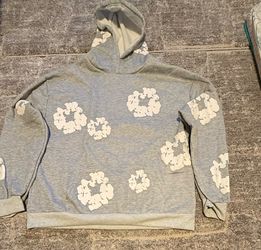 Brand new denim tears grey set