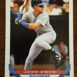 MLB Trading Card - Jeff Frye - Texas Rangers