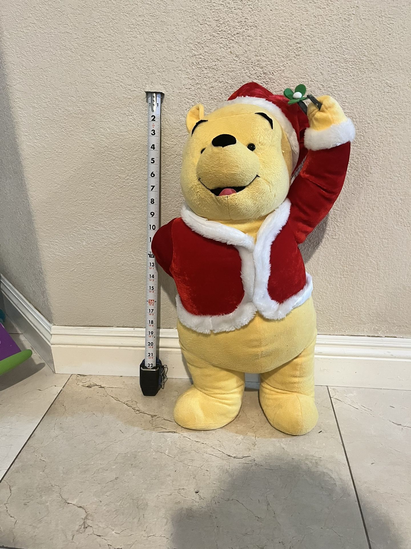 Disney Christmas Winnie The Pooh 2 Feet