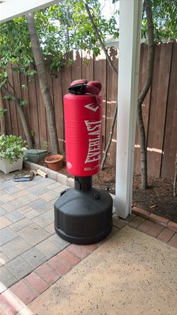 Everlast Elite Punching Bag with Stand & Gloves