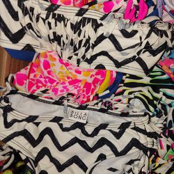 Black And White Billabong Swim Suit For Child