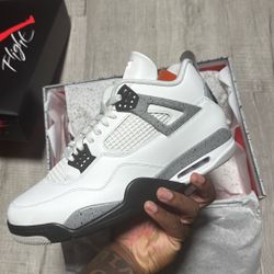 Jordan 4 Retro "White Cement" Ds