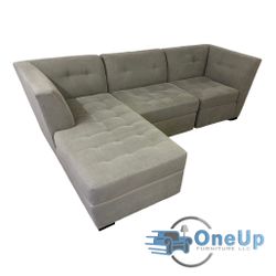 Gray 3-Piece Sectional Couch Sofa **FREE DELIVERY**