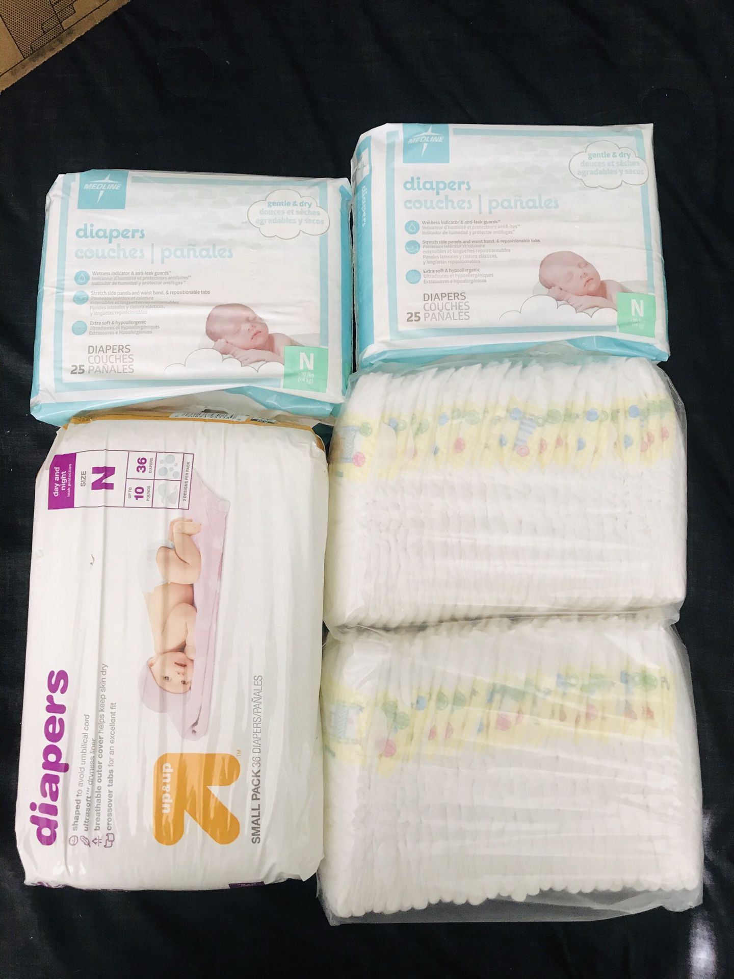 New born baby diapers