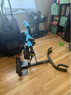 Squat assisted machine with push up handles