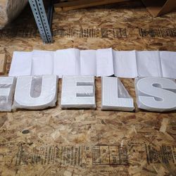 LED Fuels Channel Letters With Power Supply 