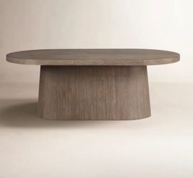Modern Oval Pedestal Dining Table &set of 6 dining chairs