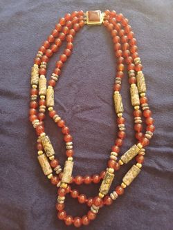 3 layered costume jewelry