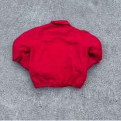 Red  Ralph lauren Bomber Jacket