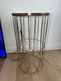Gold Metal Accent Table