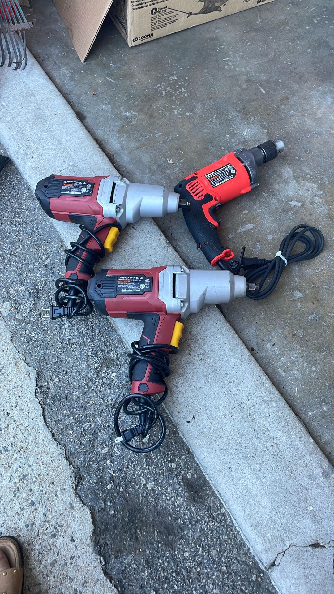X 2 IMPACT WRENCH /  X1 HAMMER DRILL