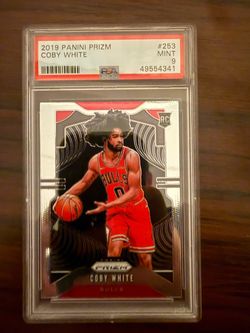 Coby White RC Prizm PSA 9