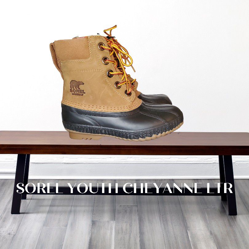 Sorel Youth Cheyanne II Leather Winter Rain Boots