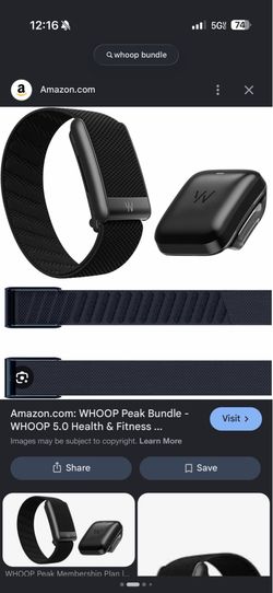 Whoop band and charger
