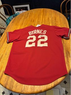 Arizona Diamondbacks Eric Byrnes Majestic jersey featuring a signature on the number 22