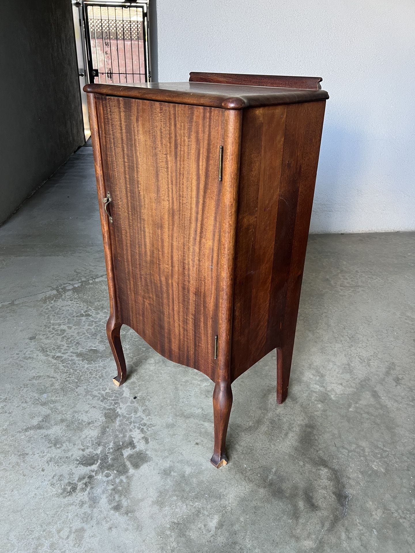 Antique Wooden Cabinet, maybe for old 78 records