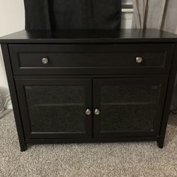 Black Cabinet With Drawer