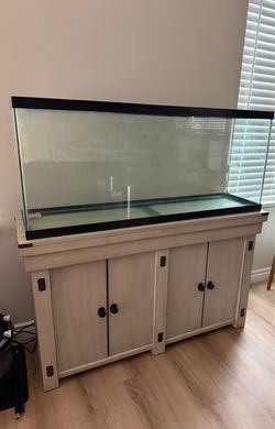 Open Glass Aquarium Glass Fish Turtle Tank 55 Gallon