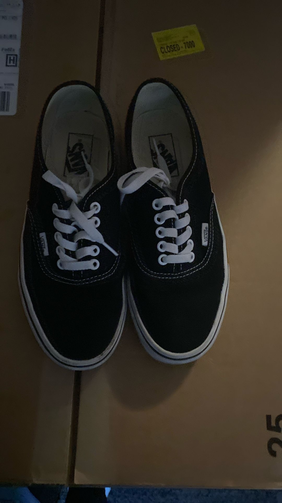 Black Vans