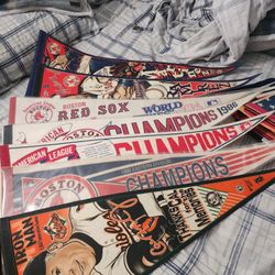 41 Sport Pennants Lot