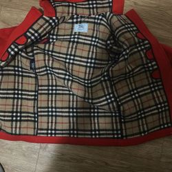 Kids Burberry Toggle Coat  