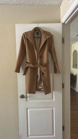 J Crew Wrap Wool Trench Coat Italian Cashmere