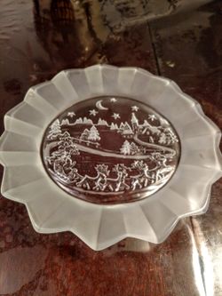 Mikasa Crystal Plate