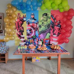 Super Hero Party Stuff