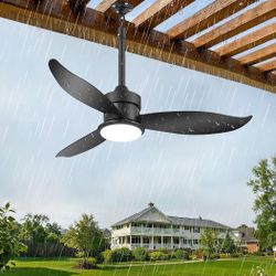 36" Outdoor Ceiling Fan with Light -NEW (2755/16)