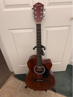 Fender acoustic/electric 6 string cutaway