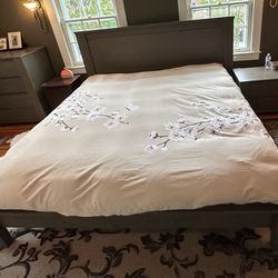 Good Used  King Partial Bedroom Set.