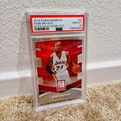 2014 Donruss Elite Kobe Bryant Die-cut #'d/76 PSA 10 Pop 1