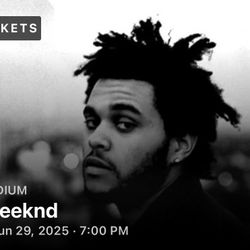 The Weeknd 2 Tickets 
