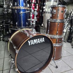 Yamaha Stage Custom Chestnut Drum Shells !! $450 Or Best Offer !!