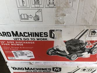20 “ Side Discharge Push Mower 125cc