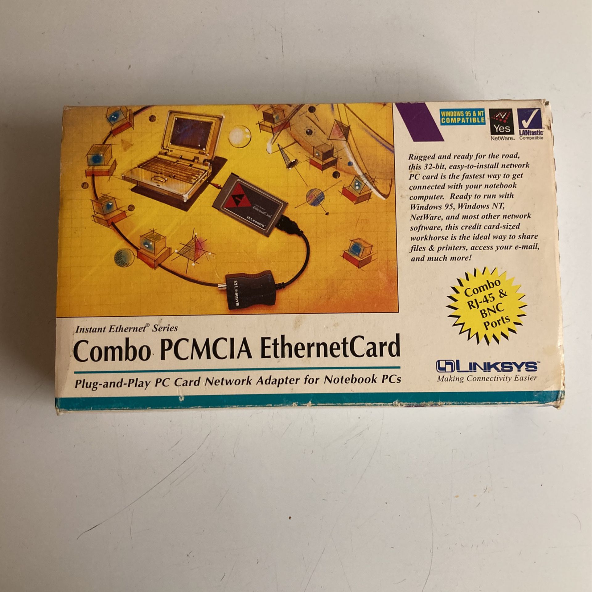 ComboPCMCIA Ethernet Card