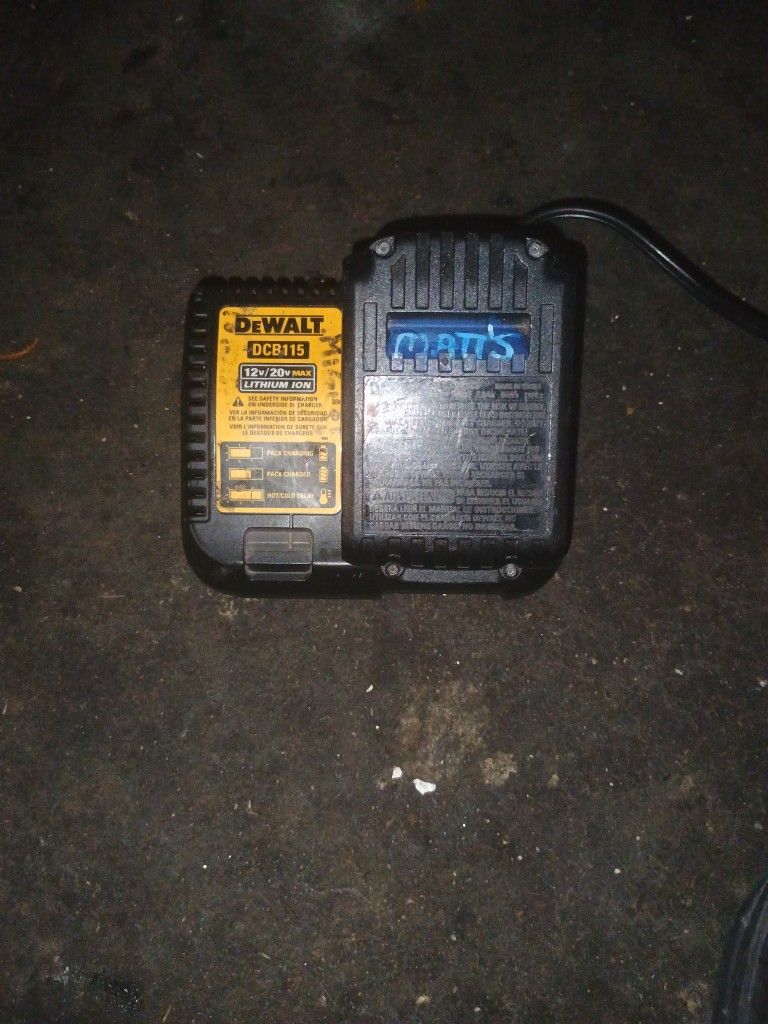 20v DeWalt Battery And Charger