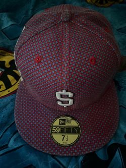 Supreme New Era Fitted Cap Hat 5950 7 1/2 Like New