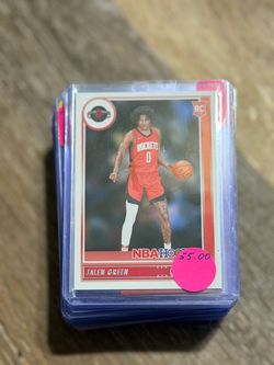 Jalen Green NBA Hoops Rookie Card Lot