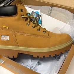 Steel toe work boots