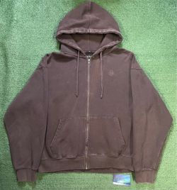 Ninth Hall brown zip up hoodie