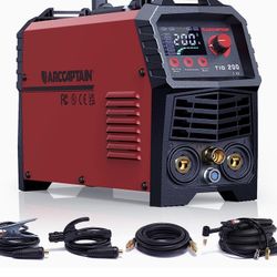 ARC CAPTAIN TIG WELDER 200AMP W/ foot pedal